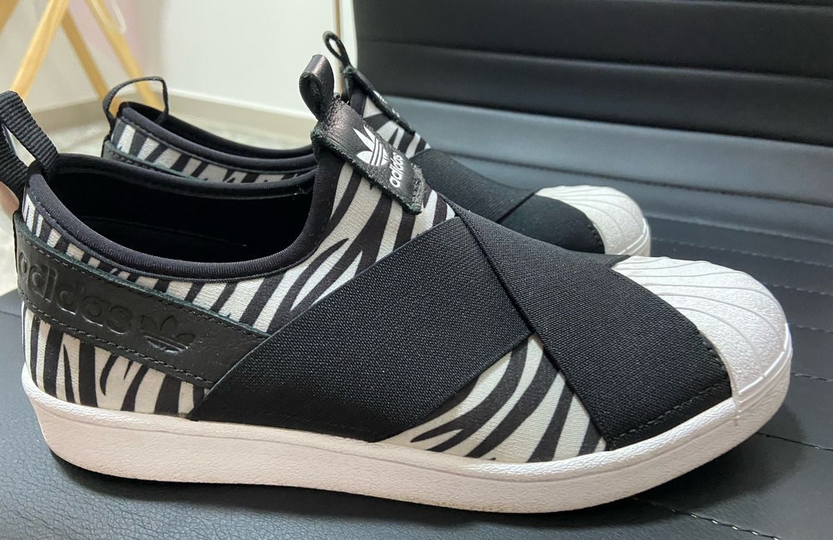 Tênis de Skate Slip On Zebra