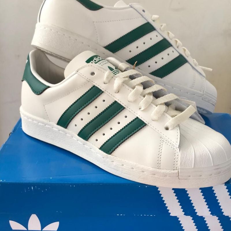 T nis Superstar82 Verde Old School T nis Masculino Adidas Nunca