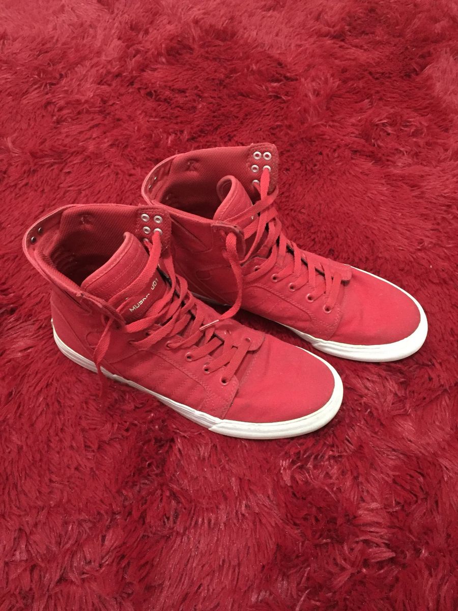 tenis supra skytop vermelho