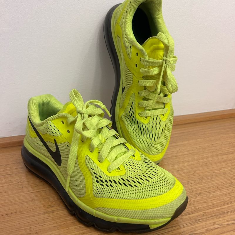 Tênis Tênis de Corrida Nike Air Max 'Volt' Vibrante Amarelo Neon
