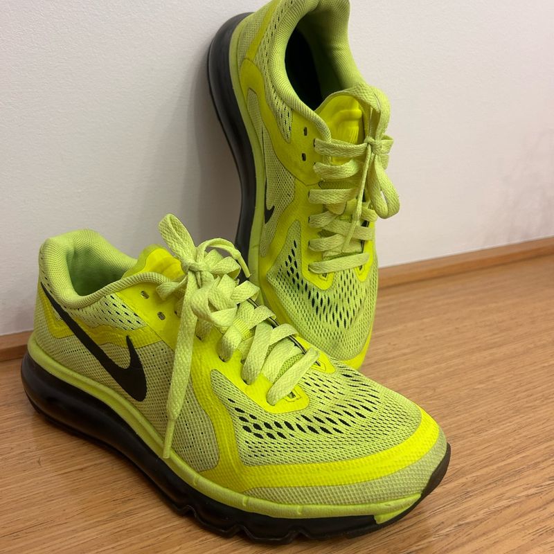 Tênis Tênis de Corrida Nike Air Max 'Volt' Vibrante Amarelo Neon