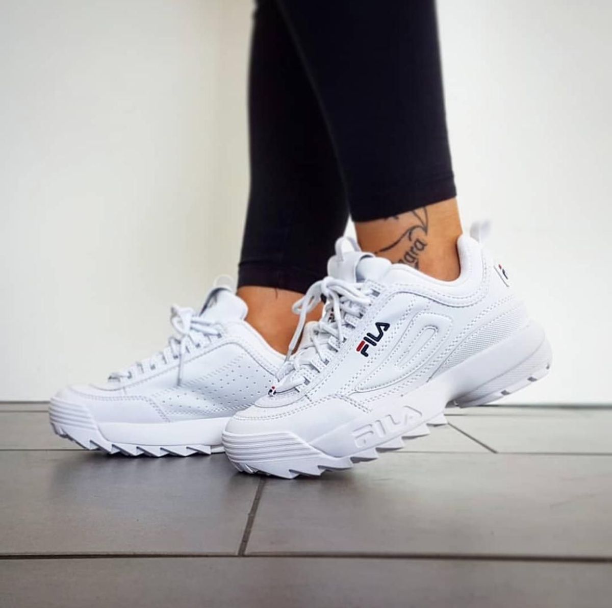 fila branco tênis