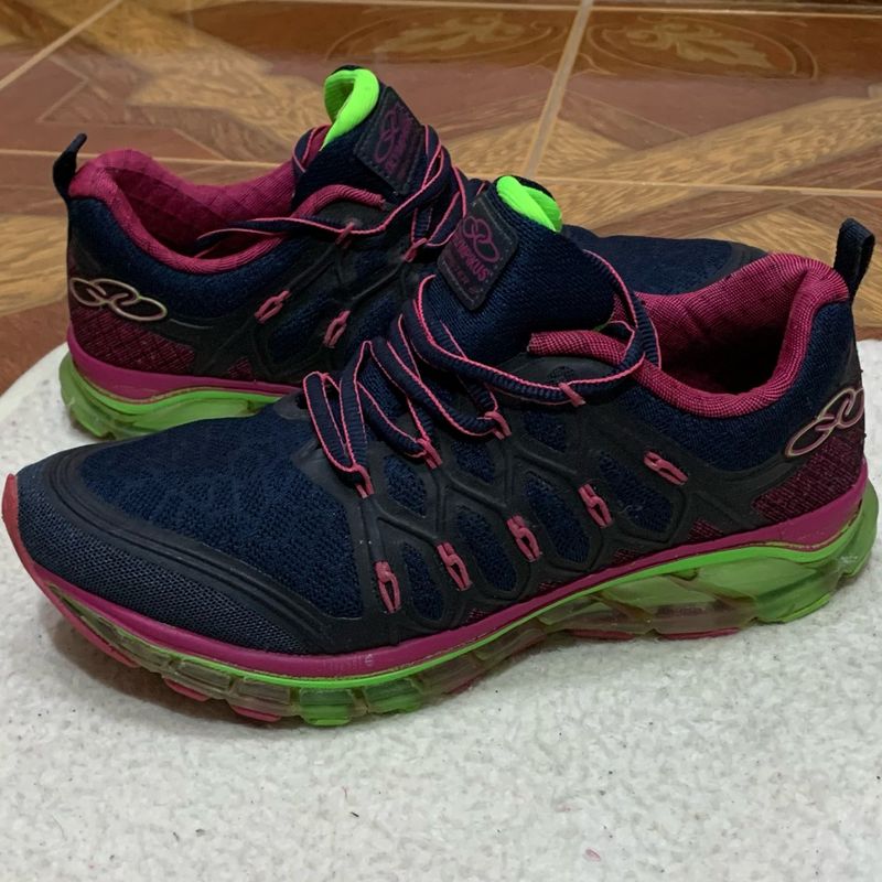 T nis Olympikus Feminino Colorido para Caminhada e Corrida com Amortecedor Tamanho 37 T nis Feminino Olympikus Usado 76041481 enjoei