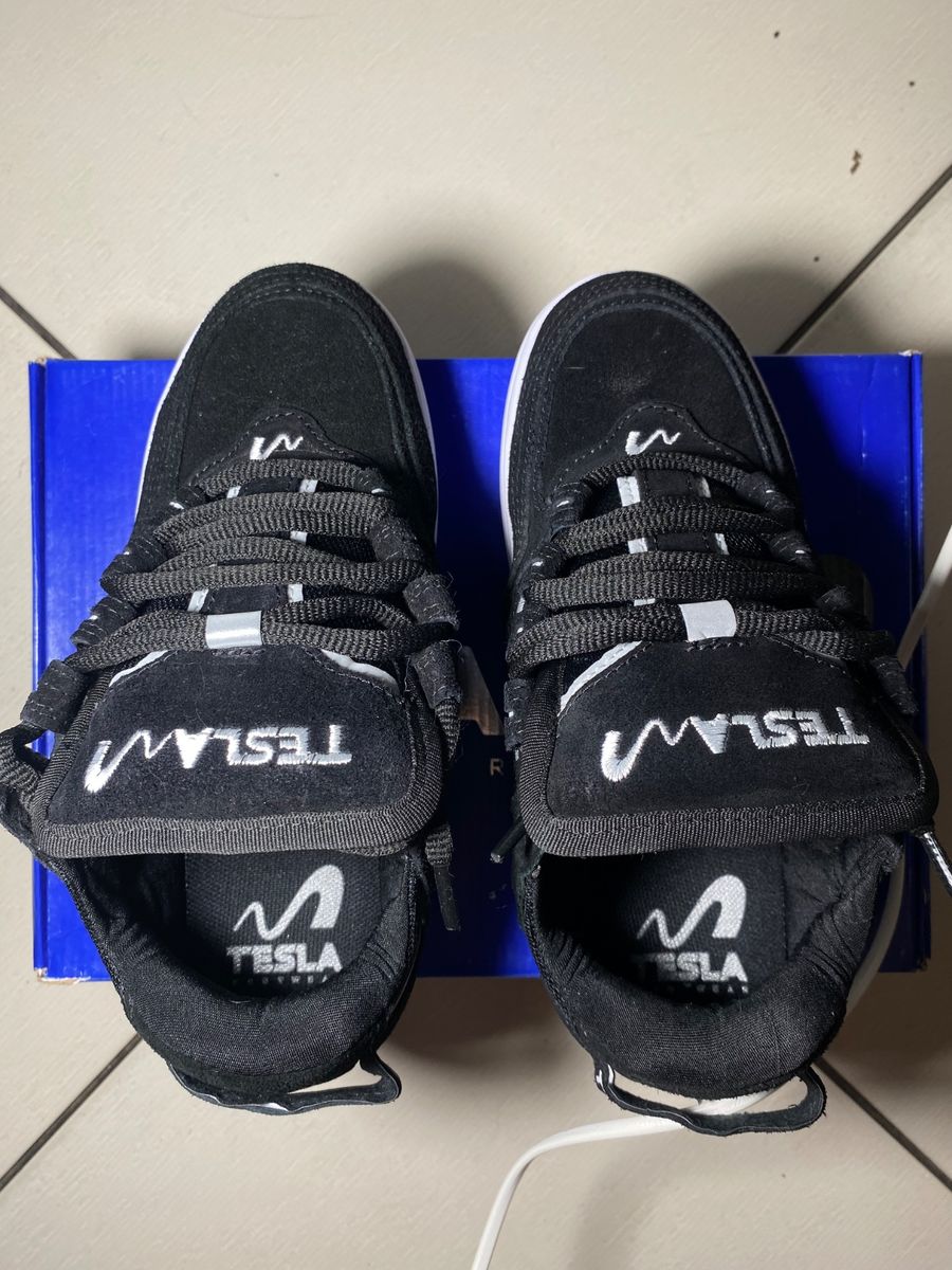 Tênis Tesla Foot Wear Modelo Coil Black Reflect | Tênis Feminino Tesla ...