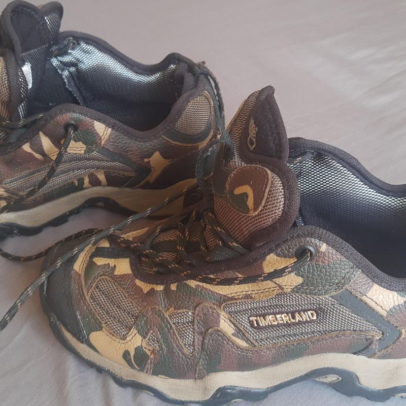 Tenis store timberland camuflado