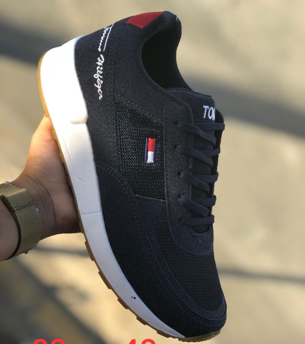 tenis tommy hilfiger preto