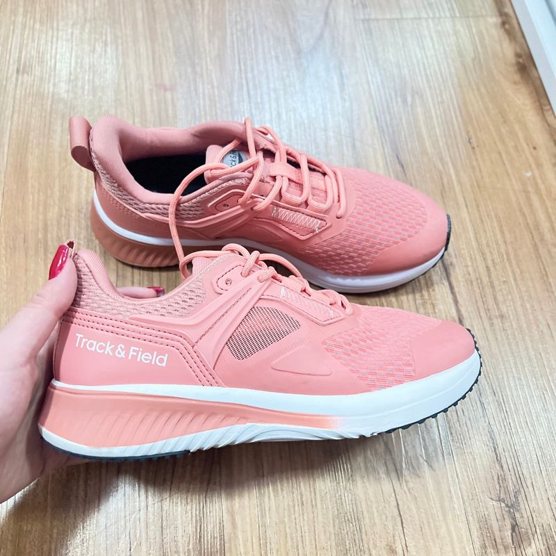 Tenis track sale field rosa