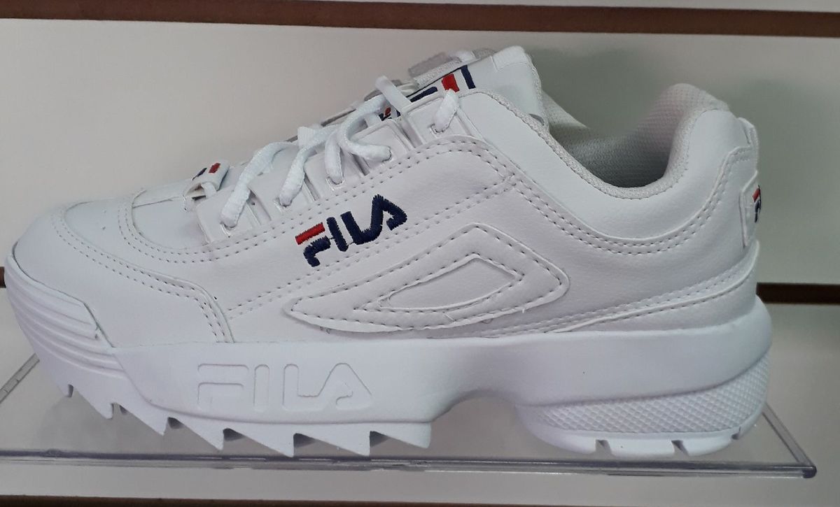 tenis fila tratorado branco