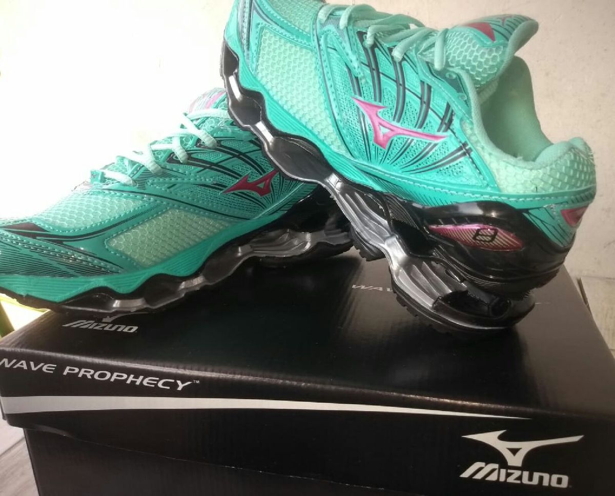 mizuno feminino verde agua