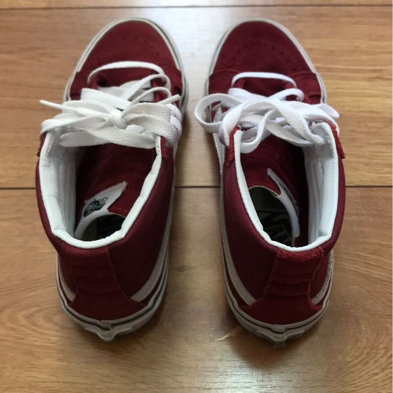 Vans Sk8 Hi Vans Botinha Vermelho Vans Cano Alto Tenis Da Vans