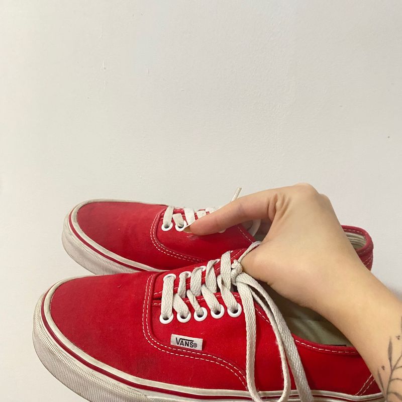 Vans Vermelho | Tênis Feminino Vans Usado 87151227 | enjoei