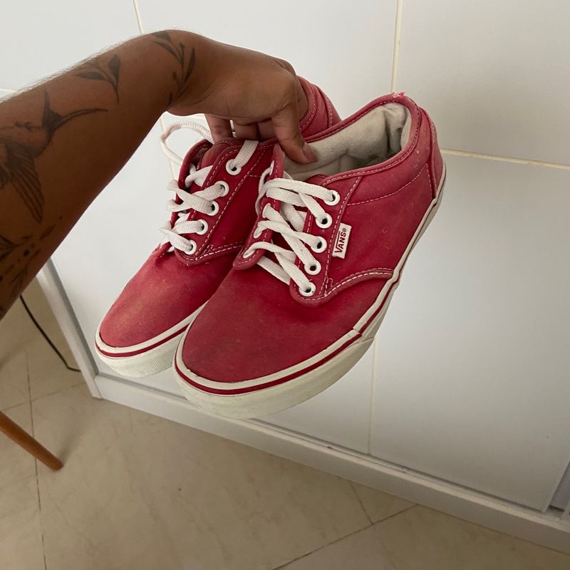 Vans Vermelho | Tênis Feminino Vans Usado 87151227 | enjoei