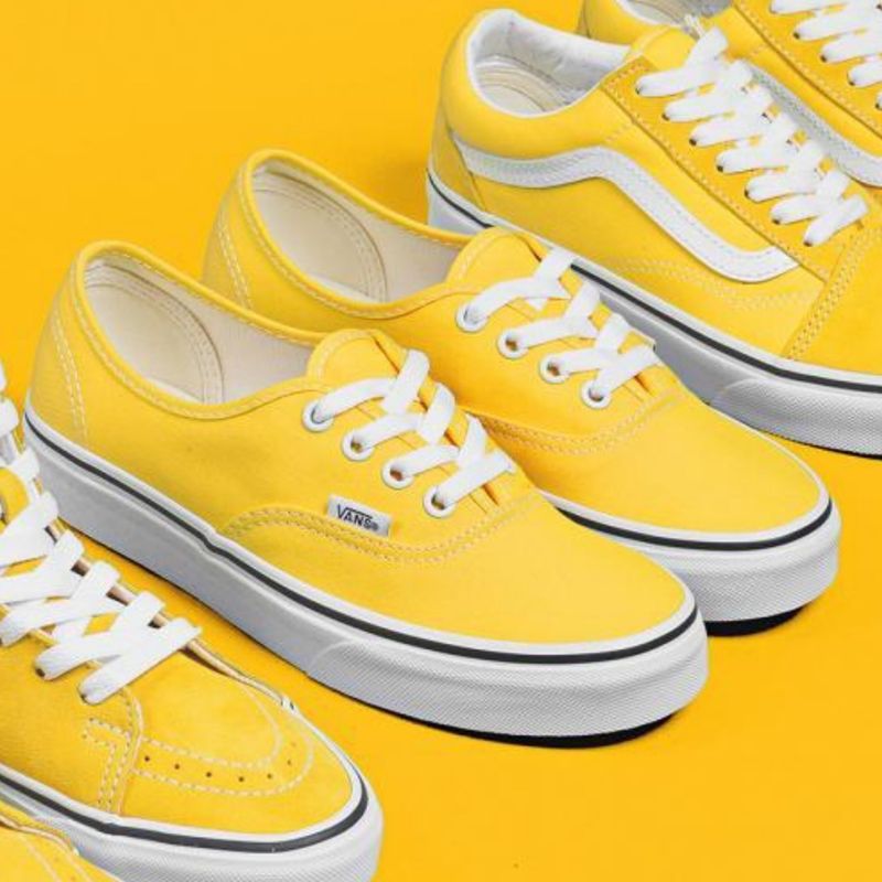 Vans hot sale amarelo feminino