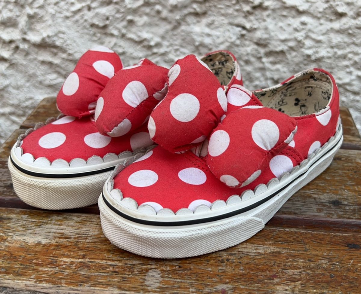 Andrew Halliday Gaviota Excelente Tênis Vans &Amp; Disney Minnie Mouse | Calçado Infantil para Meninas Vans  Usado 71308543 | enjoei