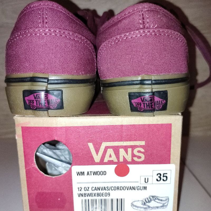 Tênis vans shops wm atwood low rosa