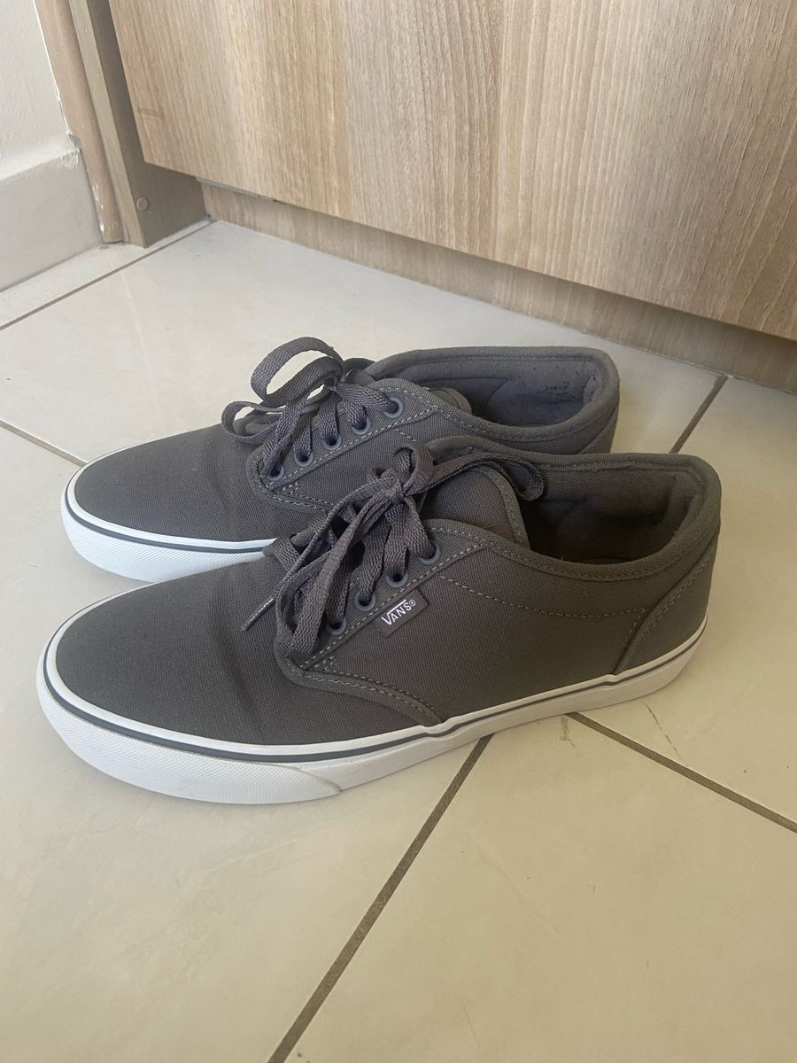 T nis Vans Atwood Cinza T nis Masculino Vans Nunca Usado