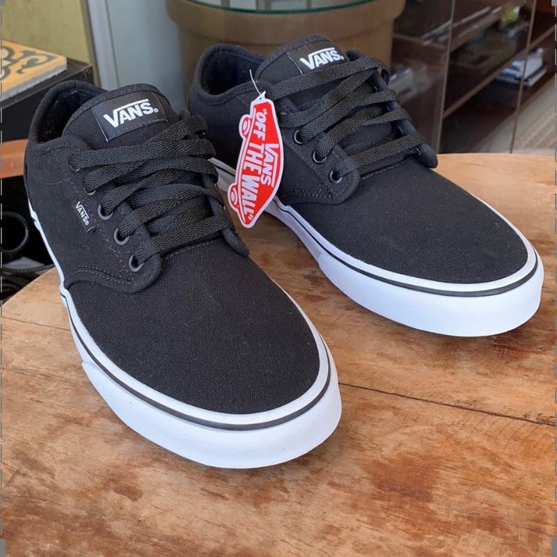 T nis Vans Atwood Preto T nis Masculino Vans Nunca Usado