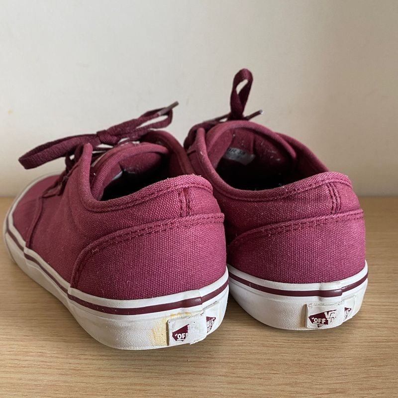 Tênis Vans Atwood Vinho Original Vans Usado 107405220 enjoei