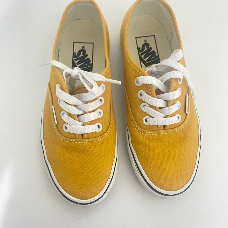 Tenis Vans Authentic Amarelo 34 Tenis Feminino Vans Usado 98152377 enjoei