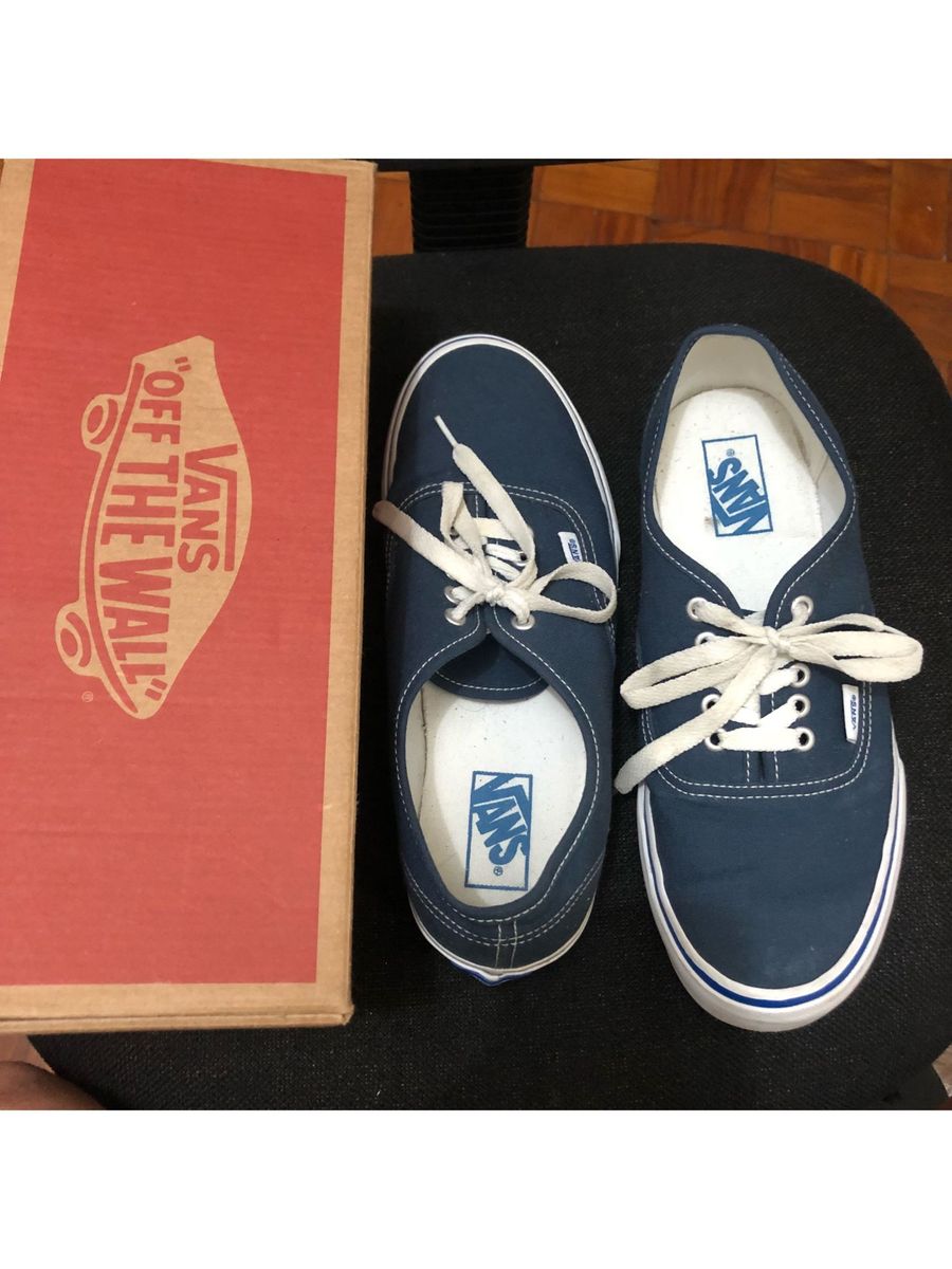 tenis vans authentic azul marinho