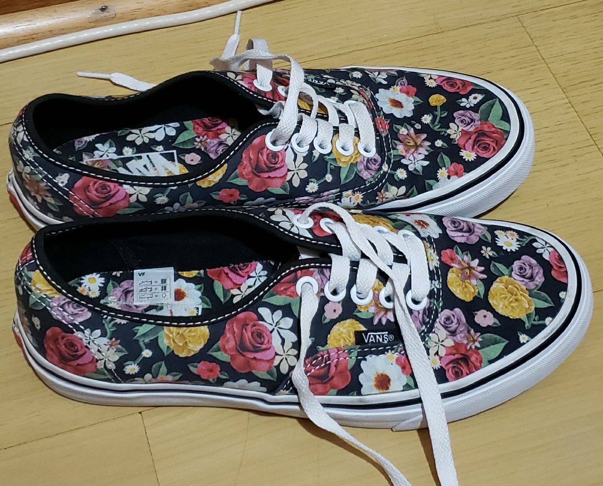 Tenis vans feminino authentic floral valor sale