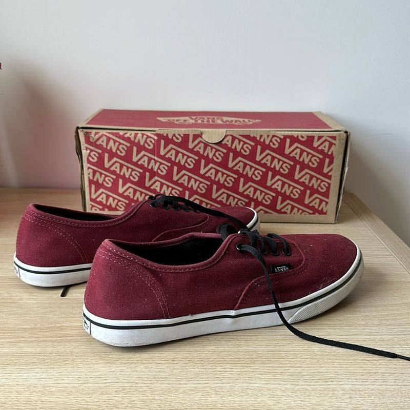 Tenis vans hotsell authentic vinho