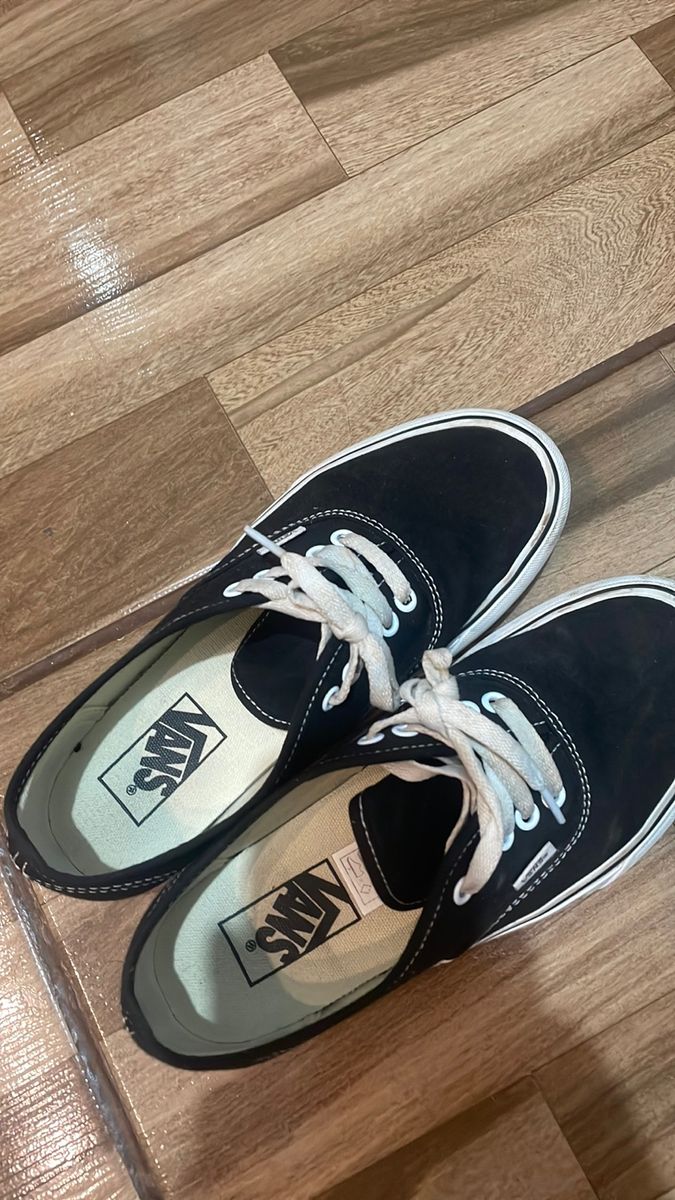 Tênis vans feminino store authentic platform preto