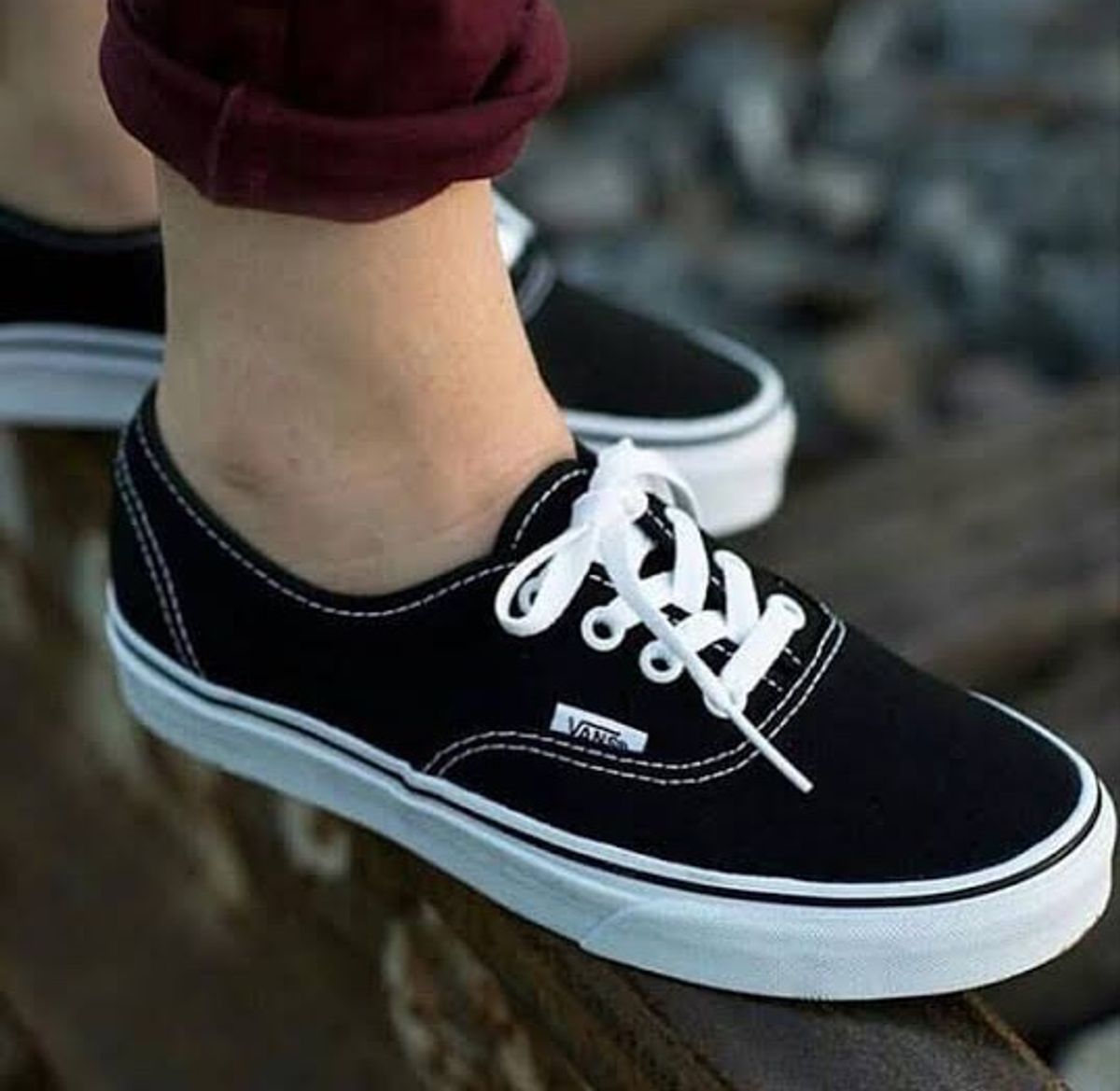 caixa tenis vans original