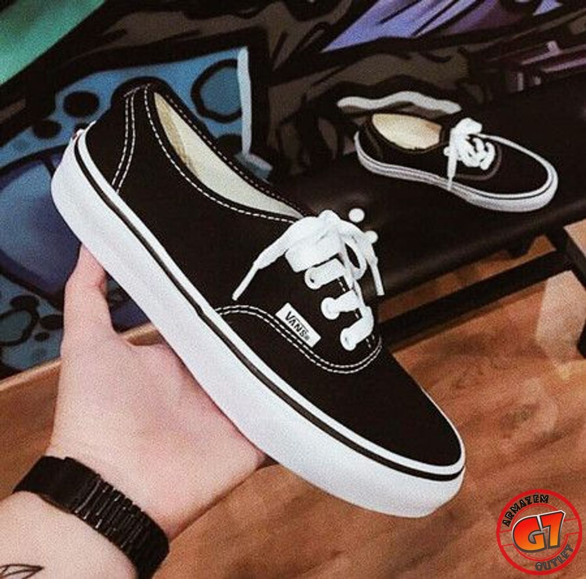 tenis vans masculino authentic