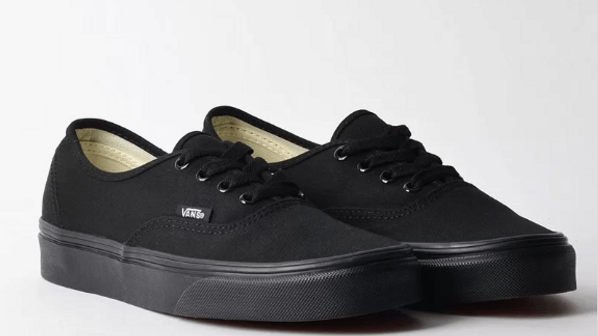 vans authentic preto masculino