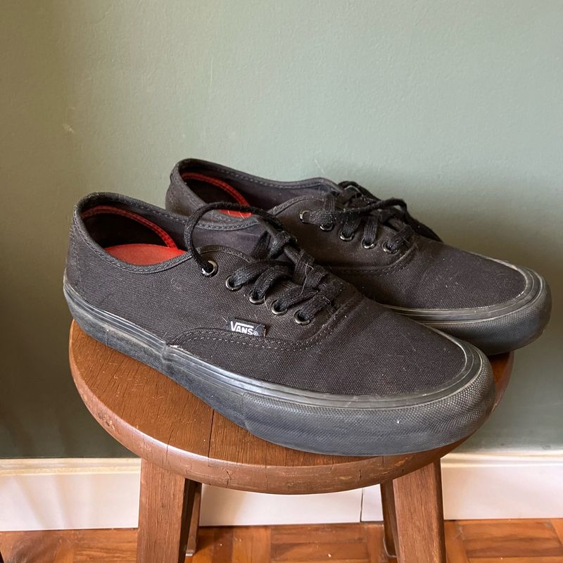 Tênis Vans Authentic Pro Todo Preto 40 Tênis Masculino Vans Usado  106331010 enjoei