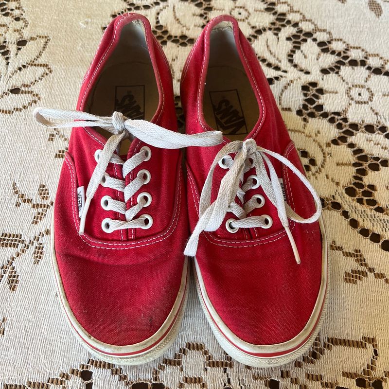 Vans deals original vermelho