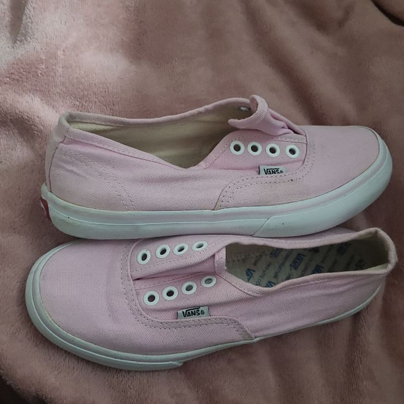 Vans authentic rosa bebe top