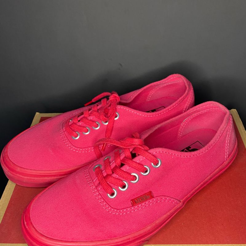 Tênis Vans Authentic Rosa Monocromático, Tênis Feminino Vans Usado  56356498