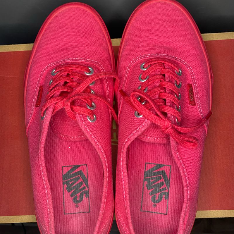 Tênis Vans Authentic Rosa Monocromático, Tênis Feminino Vans Usado  56356498