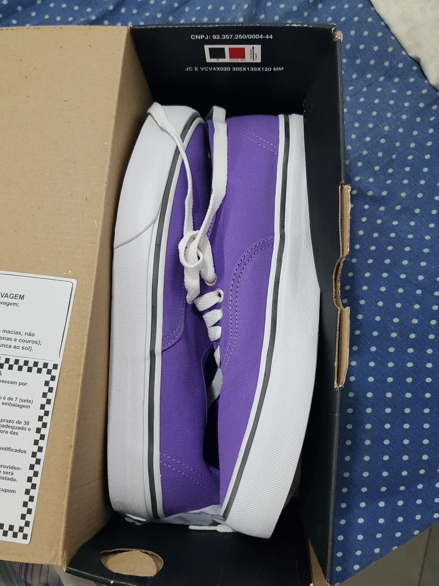 tenis vans roxo masculino