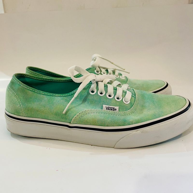 Tênis Vans Verde Água | Tênis Feminino Vans Usado 38997695 | enjoei