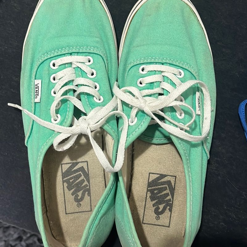 Tênis Vans Verde Água, Tênis Feminino Vans Usado 86802266