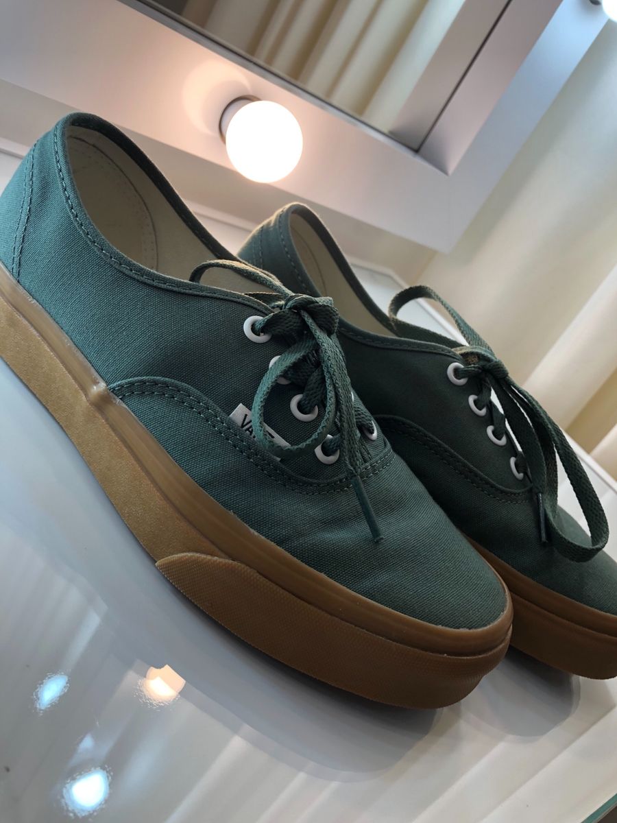 vans authentic verde militar