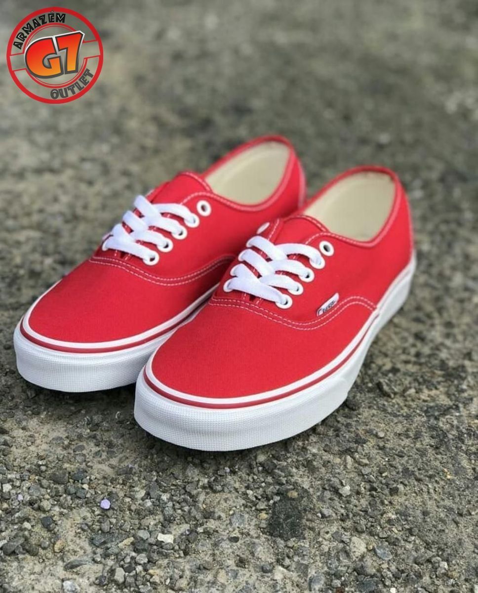 vans vermelho feminino