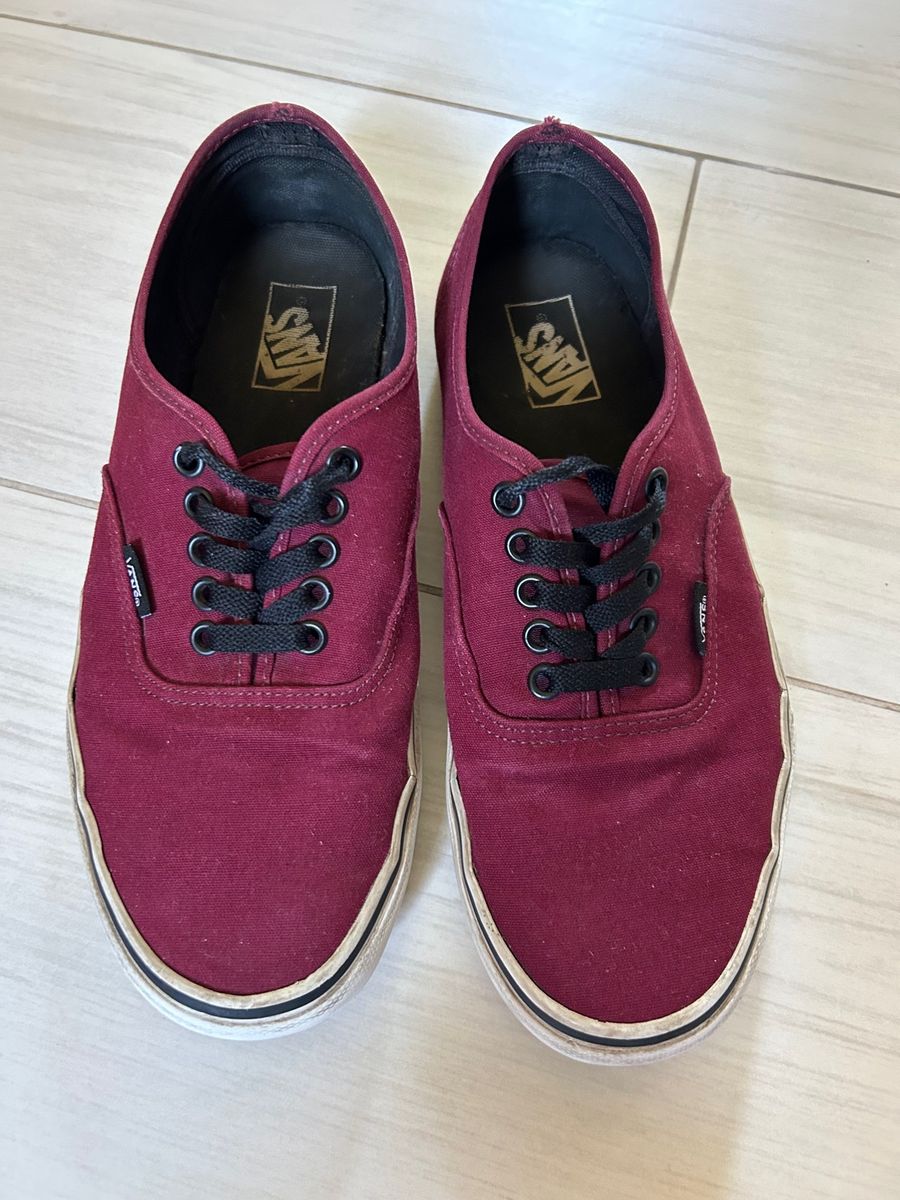 Tenis vans 2024 authentic vinho