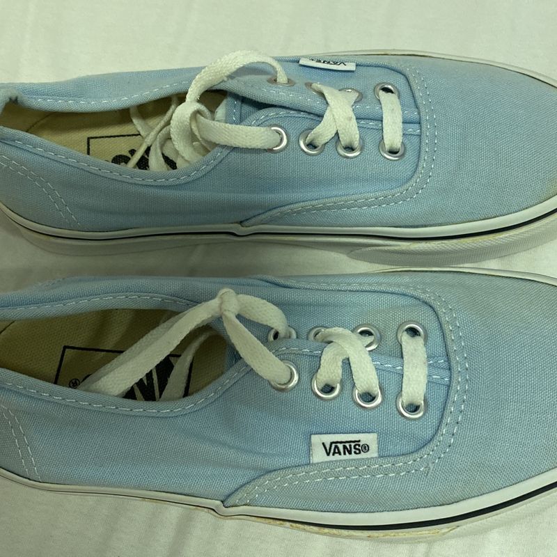 Tenis vans azul bebe sales