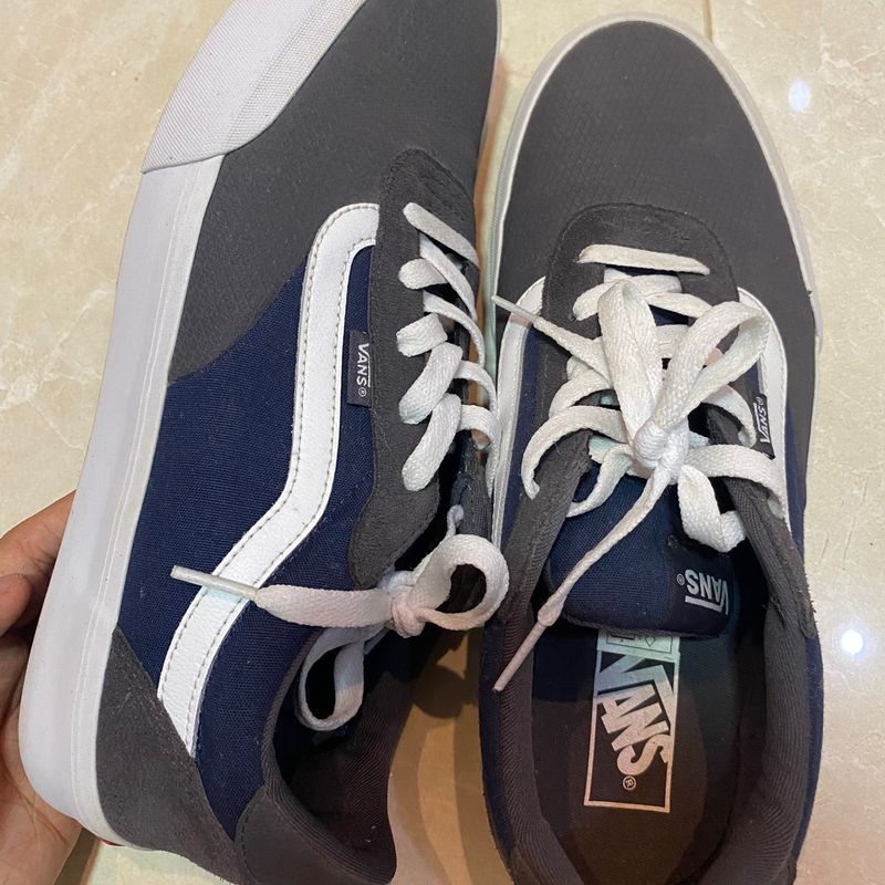 Vans cinza store e azul bebe