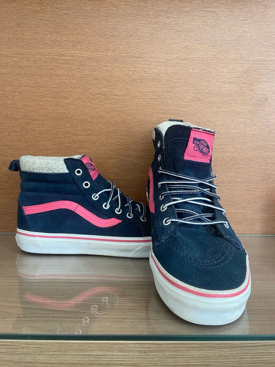 Tenis vans azul e clearance rosa