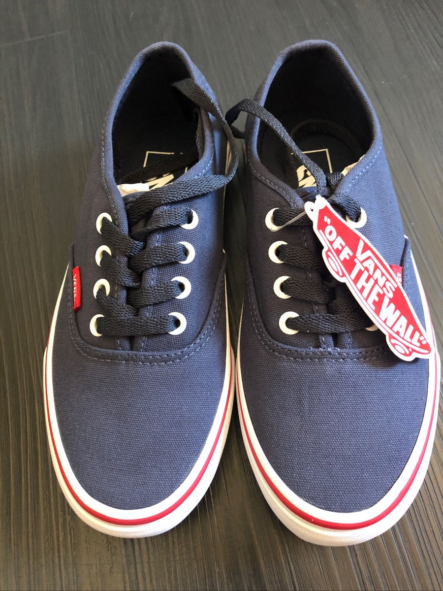 tenis vans feminino azul marinho
