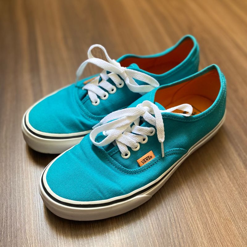 Vans Verde com Detalhe em Couro | Tênis Feminino Vans Usado 89177493 |  enjoei