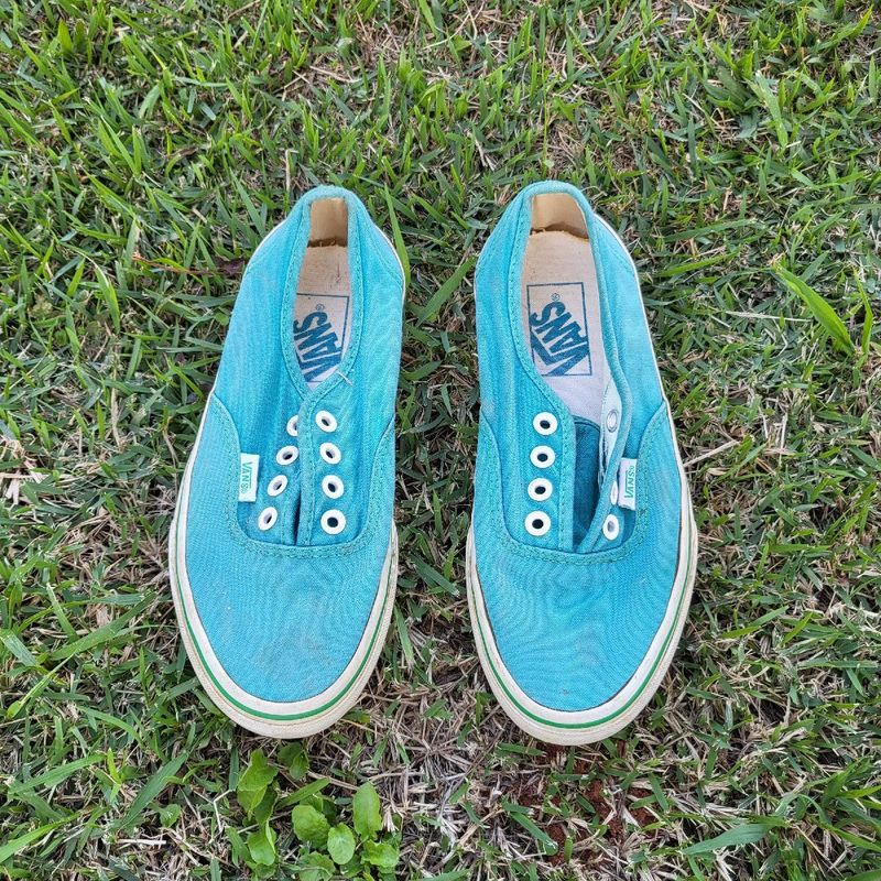 Vans azul outlet turquesa