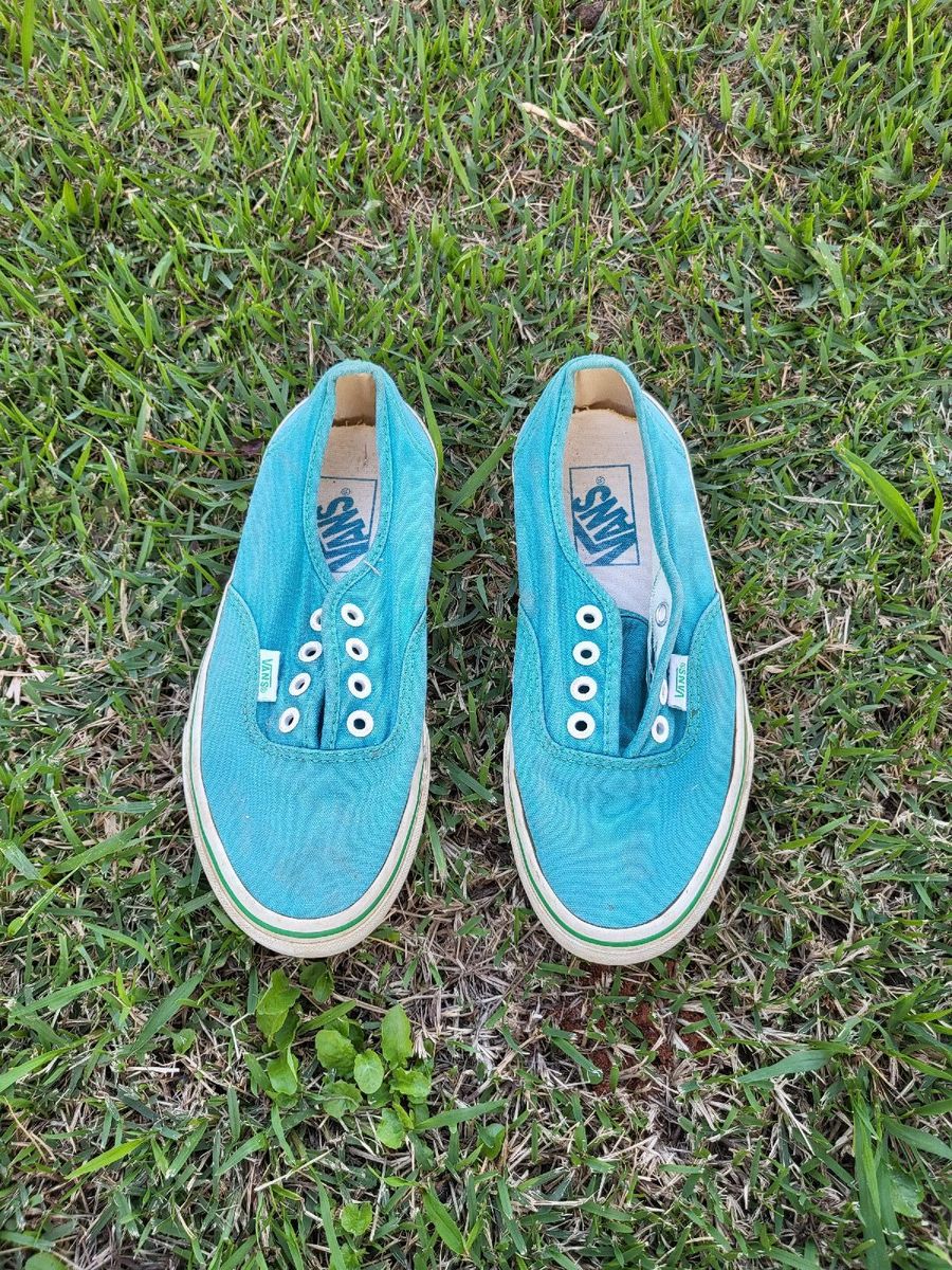 Tenis vans best sale azul turquesa