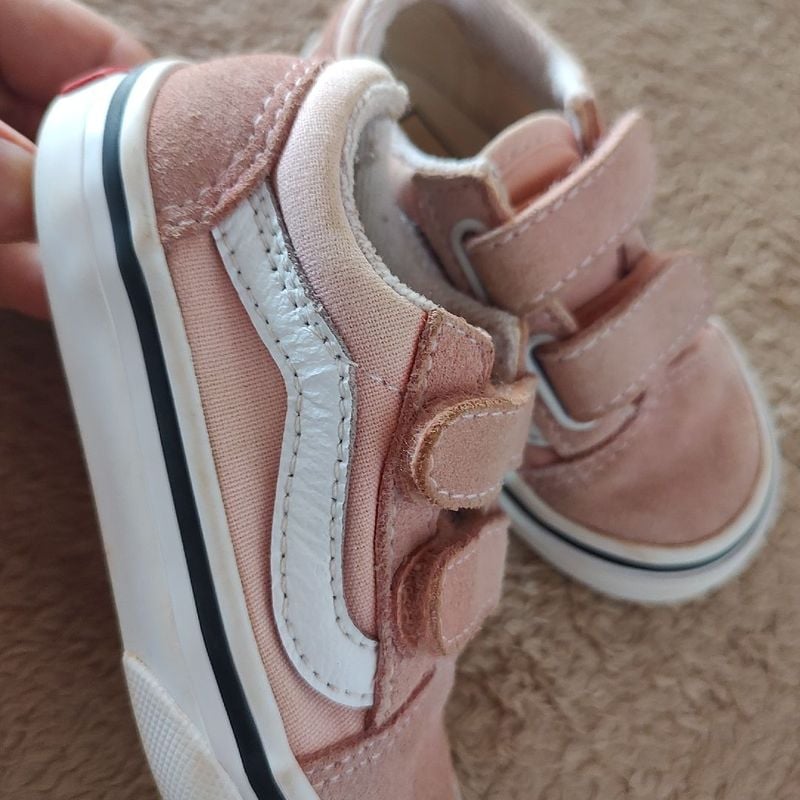 T nis Vans Baby Old Skool Rosa Original 21 Cal ado Infantil para