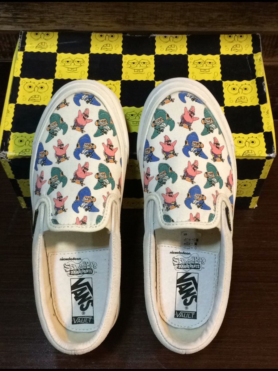 tenis vans bob esponja